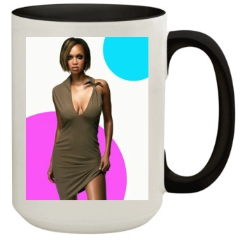 Tyra Banks 15oz Colored Inner & Handle Mug