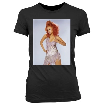 Tyra Banks Women's Junior Cut Crewneck T-Shirt