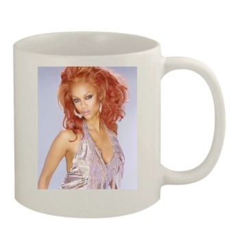 Tyra Banks 11oz White Mug