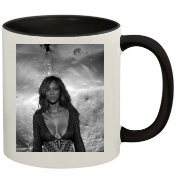 Tyra Banks 11oz Colored Inner & Handle Mug