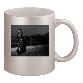 Tyra Banks 11oz Metallic Silver Mug