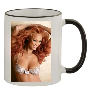 Tyra Banks 11oz Colored Rim & Handle Mug