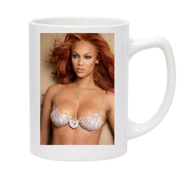 Tyra Banks 14oz White Statesman Mug