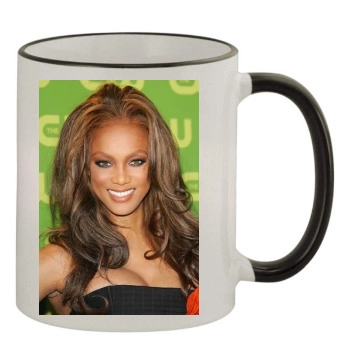 Tyra Banks 11oz Colored Rim & Handle Mug