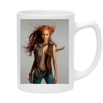 Tyra Banks 14oz White Statesman Mug