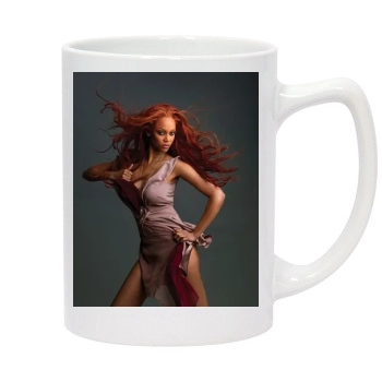 Tyra Banks 14oz White Statesman Mug