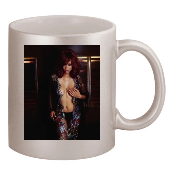 Tyra Banks 11oz Metallic Silver Mug