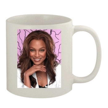 Tyra Banks 11oz White Mug