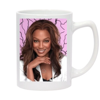 Tyra Banks 14oz White Statesman Mug