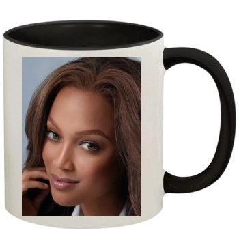 Tyra Banks 11oz Colored Inner & Handle Mug