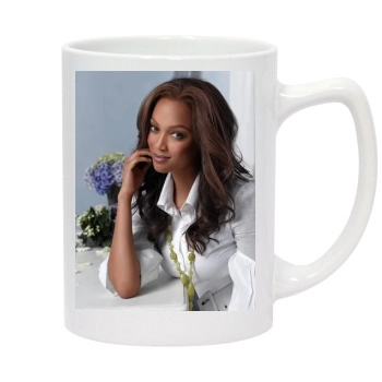 Tyra Banks 14oz White Statesman Mug