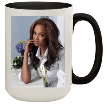 Tyra Banks 15oz Colored Inner & Handle Mug