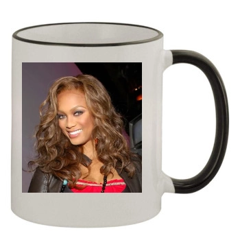 Tyra Banks 11oz Colored Rim & Handle Mug