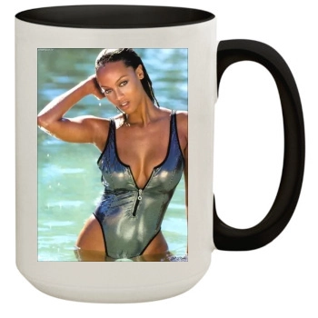 Tyra Banks 15oz Colored Inner & Handle Mug