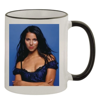 Tyra Banks 11oz Colored Rim & Handle Mug