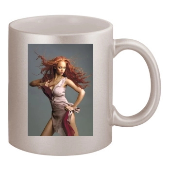 Tyra Banks 11oz Metallic Silver Mug