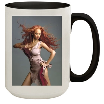 Tyra Banks 15oz Colored Inner & Handle Mug