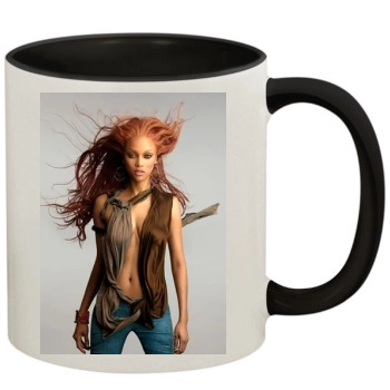 Tyra Banks 11oz Colored Inner & Handle Mug