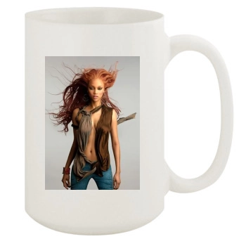 Tyra Banks 15oz White Mug