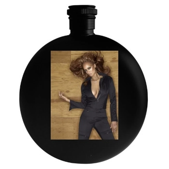 Tyra Banks Round Flask