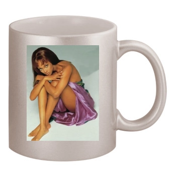 Tyra Banks 11oz Metallic Silver Mug