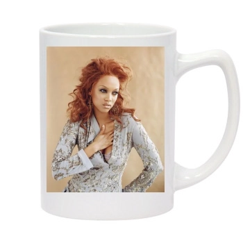 Tyra Banks 14oz White Statesman Mug