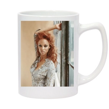 Tyra Banks 14oz White Statesman Mug