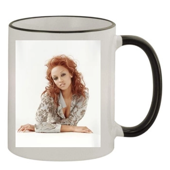 Tyra Banks 11oz Colored Rim & Handle Mug