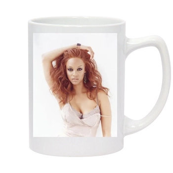 Tyra Banks 14oz White Statesman Mug