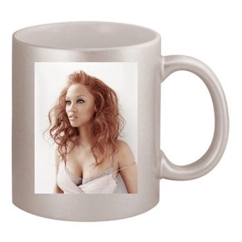 Tyra Banks 11oz Metallic Silver Mug