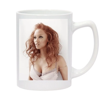 Tyra Banks 14oz White Statesman Mug