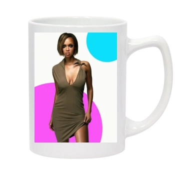 Tyra Banks 14oz White Statesman Mug