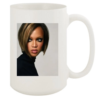 Tyra Banks 15oz White Mug