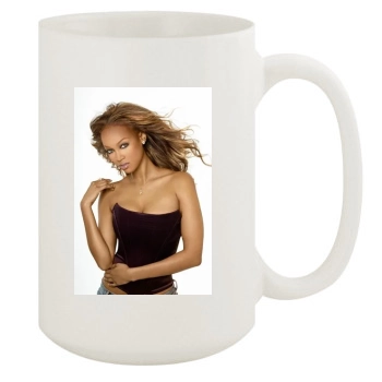 Tyra Banks 15oz White Mug