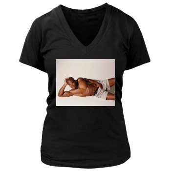 Tyson Beckford Women's Deep V-Neck TShirt