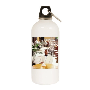 Tyson Beckford White Water Bottle With Carabiner