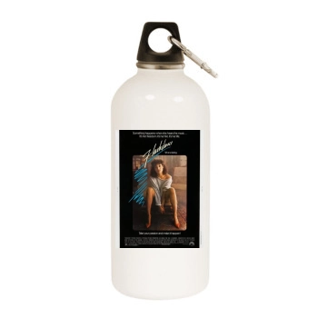 Flashdance (1983) White Water Bottle With Carabiner