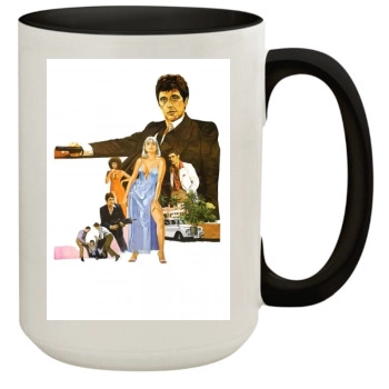 Scarface (1983) 15oz Colored Inner & Handle Mug