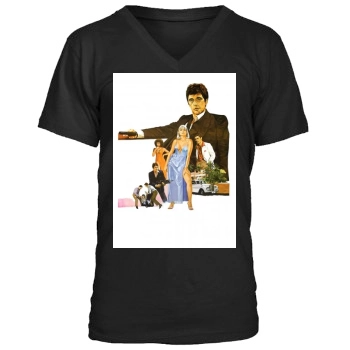 Scarface (1983) Men's V-Neck T-Shirt