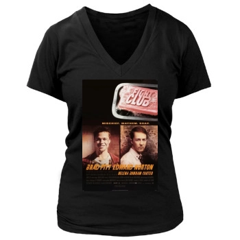 Fight Club (1999) Women's Deep V-Neck TShirt