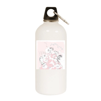 Frownland (2007) White Water Bottle With Carabiner