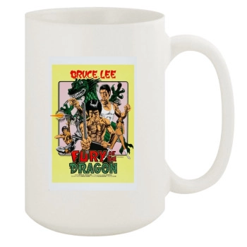 Fury Of The Dragon (1976) 15oz White Mug