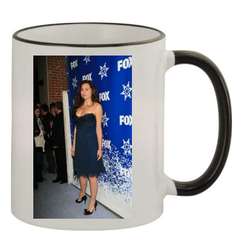 Minnie Driver 11oz Colored Rim & Handle Mug