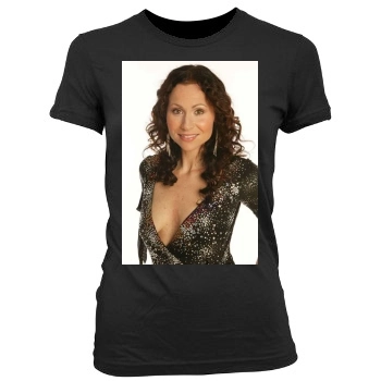 Minnie Driver Women's Junior Cut Crewneck T-Shirt