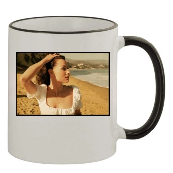 Minnie Driver 11oz Colored Rim & Handle Mug