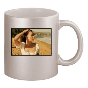 Minnie Driver 11oz Metallic Silver Mug