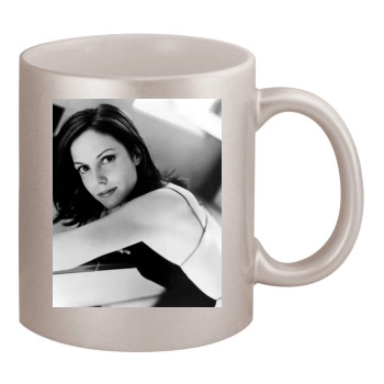 Minnie Driver 11oz Metallic Silver Mug