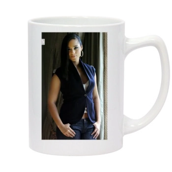 Alicia Keys 14oz White Statesman Mug