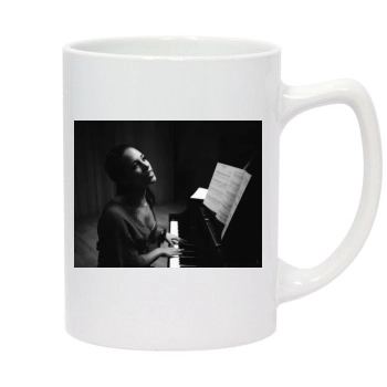 Alicia Keys 14oz White Statesman Mug