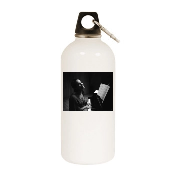 Alicia Keys White Water Bottle With Carabiner